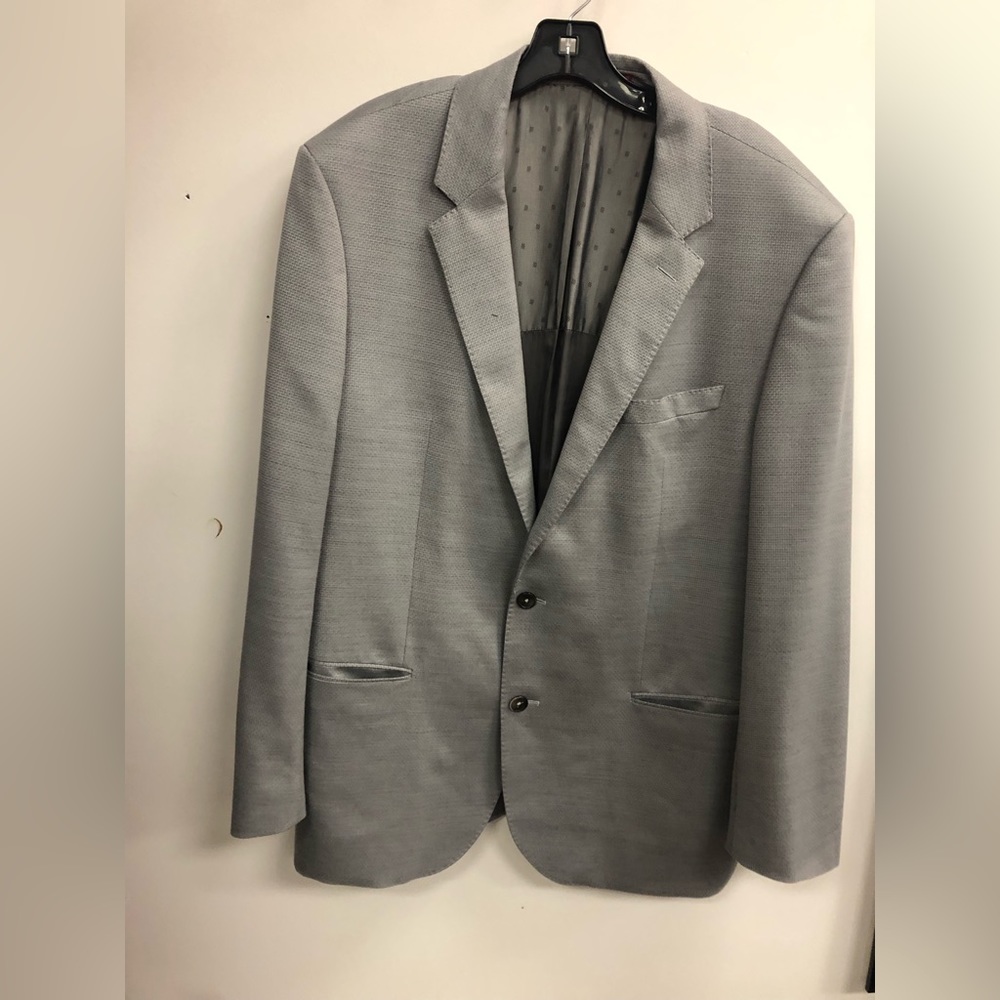 HUGO BOSS MEN BLAZER in size 46 r in gray colour